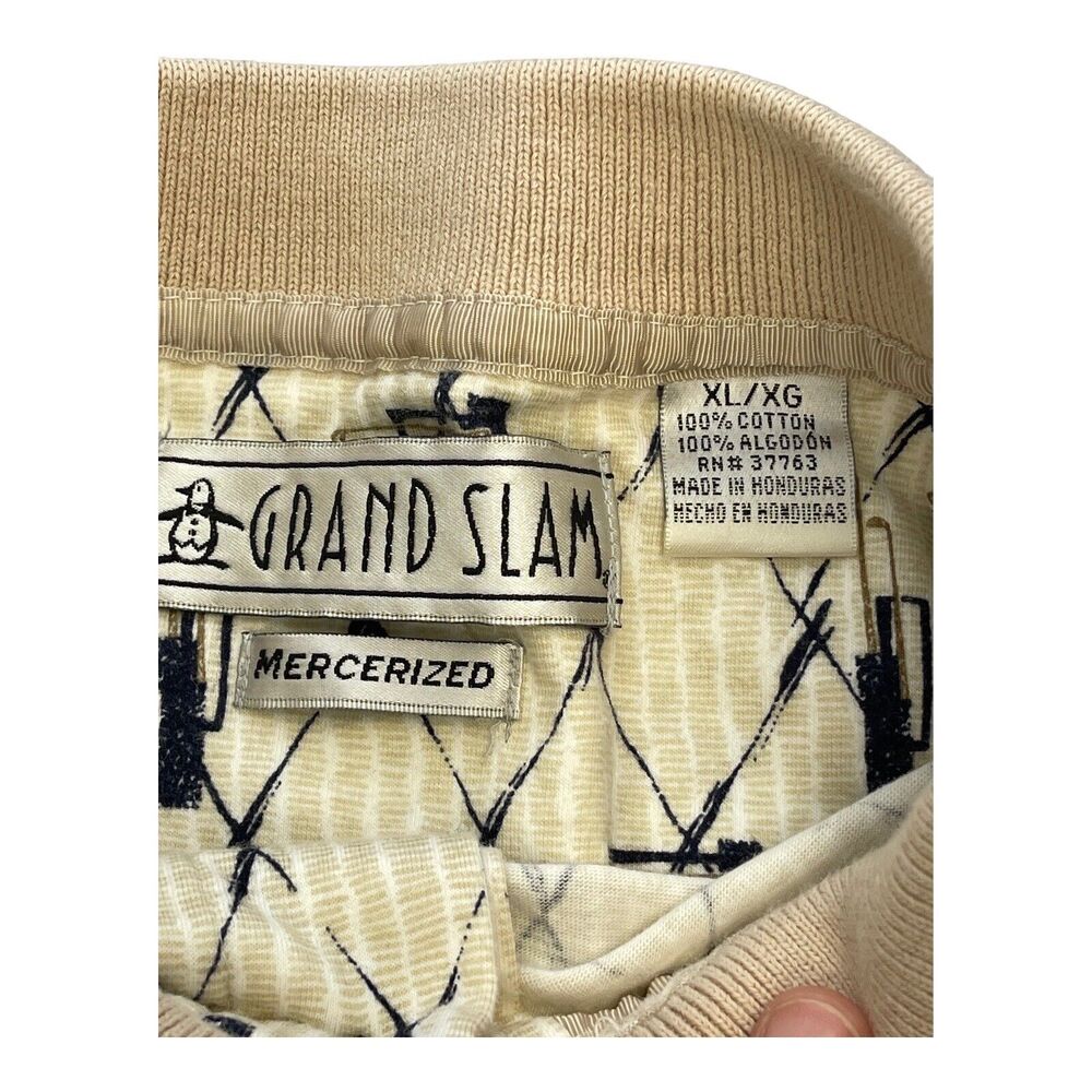 Grand Slam Polo Shirt Multicolor Short Sleeved Casual Comfort Men’s Size XL - Picture 2 of 8